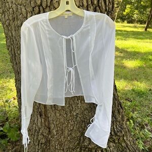 ⭐️Etclet Front Tie Blouse in size S